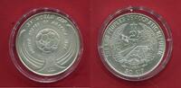 Laos 50 Kip Silber Soccer Fußball XV WORLD CUP UNITED STATES OF AMERICA 1994 -
