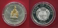 Nauru 10 Dollar Silber Frauenkirche Dresden - Skulpturmünze (1 oz, teilvergoldet) -