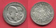 Württemberg 3 Mark Silberhochzeit des Königspaares -