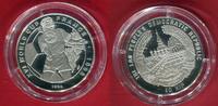 Laos Lao 50 Kip Silbermünze WORLD CUP France 1998 -