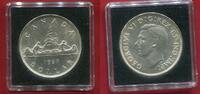 Kanada Canada 1 Dollar Standard Circulation Coin Silber Silver Georg George V. 1910 - 1936 Kanu -