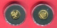 Niue 2,50 Dollars Minigoldmünze Haliaeetius albicilla - Seeadler -