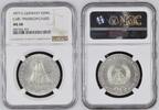 DDR 20 Mark Silbergedenkmünze 1977 Carl Friedrich Gauss - TOP POP NGC MS 68