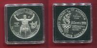 USA 1 Dollar Silber 1996 Paralympics Atlanta - Rollstuhlfahrer proof in capsule with certificate