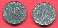 Germany, Third Reich 10 Reichspfennig Deutsches Reich, Drittes Reich Kursmünze -