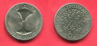 Polen Poland 10 Zloty Proba Pattern Trial Strike 1971 FAO Baby bankfrisch 10.25 &pound;  +  10.25 &pound; shipping