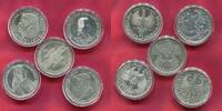 Bundesrepublik Deutschland 5 x 5 Mark 1952-1964 Die Ersten Fünf 5 DM Gedenkmünzen Museum Schiller Ma