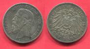 Germany Deutschland Baden Kaiserreich 5 Mark Silber Friedrich I. Kleine Auflage 42700 Mintage -