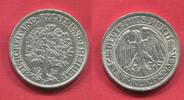 Deutschland Weimarer Republik Germany 5 Mark Circulation Coin Kursmünze Eichbaum Oaktree -