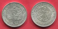 Weimarer Republik Deutsches Reich Deutschland 5 Mark Reichsmark Silber Germany Eichbaum Kursmünze Oak Tree Standard Circulation Coin -