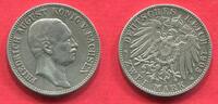 Sachsen Königreich Deutschland Kaiserreich 2 Mark Silber König Friedrich August III. 1904 - 1918 -