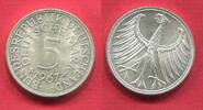 Bundesrepublik Deutschland 5 DM Silber Kursmünze Silberadler -