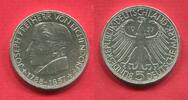 Bundesrepublik Deutschland 5 DM Gedenkmünze Commemorative Coin 100. Todestag von Joseph Freiherr von Eichendorff Erhaltung -