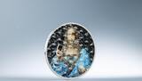 20 Dollars SALVATOR MUNDI Bubble Wrap Art 3 Oz Silver Coin 20$ Cook Islands 2025 Proof