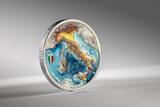 10 Dollars REPUBBLICA ITALIANA 2 Oz Silver Coin 10$ Cook Islands 2025 Proof