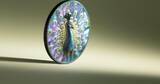 5 Dollars PEACOCK Spectrum 1 Oz Silver Coin 5$ Cook Islands 2025 Proof