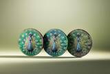 5 Dollars PEACOCK Spectrum 1 Oz Silver Coin 5$ Cook Islands 2025 Proof