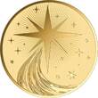 LIGHT OF CHRISTMAS 1/1000 Oz Gold Coin 1000 Francs Gabon Prooflike