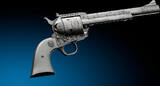 5 Tala 2027 JFK REVOLVER Shaped 2 Oz Silver Coin 5$ Samoa 2026 Antique Finish