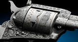 5 Tala 2027 JFK REVOLVER Shaped 2 Oz Silver Coin 5$ Samoa 2026 Antique Finish