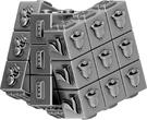 JACKPOT CUBE 3D Silver Coin 20 Tala Samoa 2027 Antique Finish