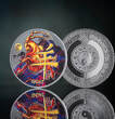 YEAR OF THE GOAT Lunar Zodiac Black Edition 1/2 Oz Silver Coin 500 Francs Cameroon 2026 Black Proof