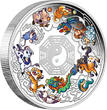 3 Dollars TWELVE BABY LUNAR ANIMALS 3 Oz Silver Coin 3$ Tuvalu 2026 Proof