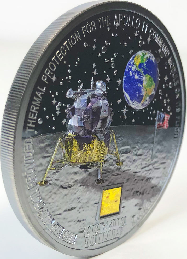 20 Dollars MOON LANDING Apollo 11 50th Anniversary 3 Oz Silver
