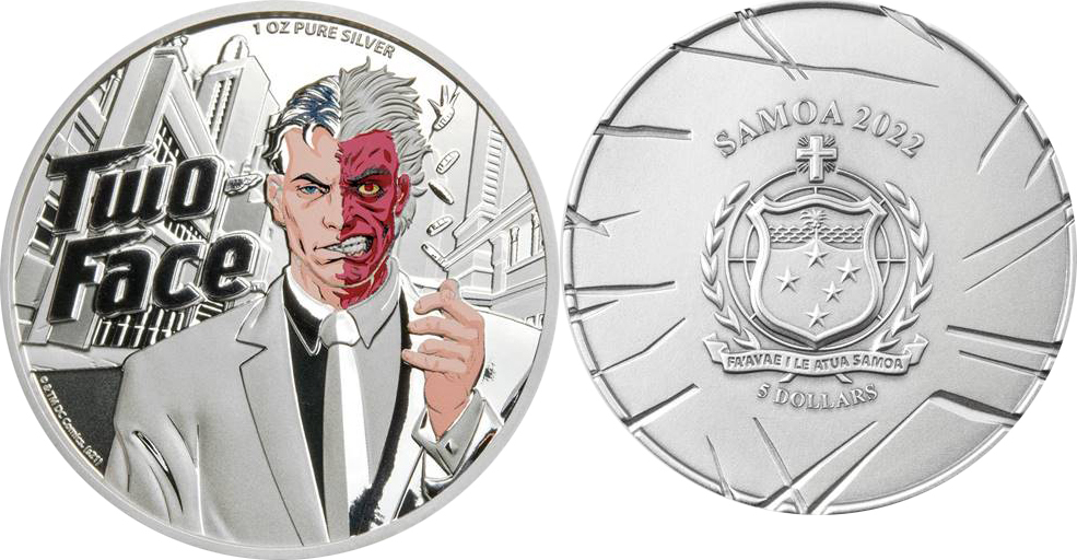 Buy 1 oz Silver DC Comics® Two-Face Coin (2022)