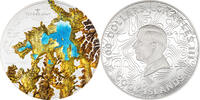 Cook Islands 100 Dollars YELLOWSTONE Topography 1 Kg Kilo Silver Coin 100$ Cook Islands 2026 -