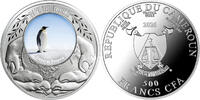 Cameroon 500 Francs EMPEROR PENGUIN Save the World Silver Coin 500 Francs Cameroon 2026 -