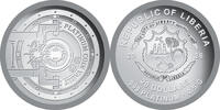 Liberia 20 Dollars COIN VAULT Platinum Coin 20$ Liberia 2026 -