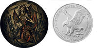United States 1 Dollar AL BASTY Daughters of Darkness 1 Oz Silver Coin 1$ USA 2026 -