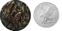 United States 1 Dollar EISHETH ZENUNIM Daughters of Darkness 1 Oz Silver Coin 1$ USA 2026 -