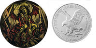United States 1 Dollar LAMIA Daughters of Darkness 1 Oz Silver Coin 1$ USA 2026 -