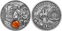 Niue 1 Dollar POLAND Amber Route Silver Coin 1$ Niue 2026 -