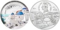 10 Dollars SANTORINI Architectures of the World 2 Oz Silver Coin 10$ Cook Islands 2025 Proof