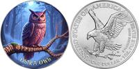 United States 1 Dollar OSIRA OWL Forest Totems 1 Oz Silver Coin 1$ USA 2025 -