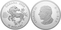 Canada 15 Dollars 2026 HORSE Lunar Year 1 Oz Silver Coin 15$ Canada 2026 PP 86.65 £  +  17.34 £ shipping