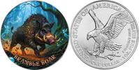 United States 1 Dollar 2025 BRAMBLE BOAR Forest Totems 1 Oz Silver Coin ... 86.65 £  +  17.34 £ shipping