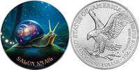 United States 1 Dollar 2025 SALUN SNAIL Forest Totems 1 Oz Silver Coin 1... 86.65 £  +  17.34 £ shipping