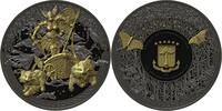 Equatorial Guinea 2000 Francs FREYJA Dark Ruthenium Gilded 2 Oz Silver Coin 2000 Francs Equatorial Guinea 2026 -