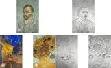Samoa 5 Dollars ADVANCED ART Van Gogh Set 3 x 1 Oz Silver Cast Bar 5$ Samoa 2025 -