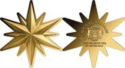 Gabon 3000 Francs STAR 1/1000 Oz Gold Coin 3000 Francs Gabon -