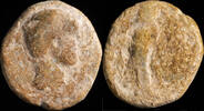 IBERIAN PUNIC REPUBLICAN Ancient Hispania - Lead Monetiforme, mining Series - 13 mm / 2.20 gr. -