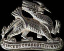 MILITARY MEDALS Badge The Royal Berkshire Regiment Princess Charlotte of Wales's - 32x25 mm. -