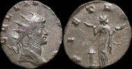 Roman Empire Gallienus Antoninianus - PIETAS AVG - 18 mm / 1.78 gr. -