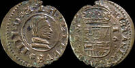 SPANISH MONARCHY 1663, 16 Maravedis Philip IV, Sevilla Mint - 24 mm / 2.85 gr. -