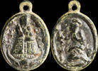 RELIGIOUS MEDALS Religious medal V. Guadalupe / S. Jeronimo - 25x18 mm. -