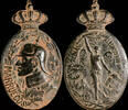 MILITARY MEDALS Military Insignia, Morocco´s 1916 (Alfonso XIII) - 53x30 mm -